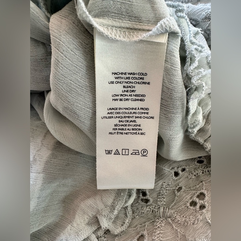 Free People Sanderson Midi Tea Skirt, Sky Grey, NWOT, Women’s Size XS/S - Picture 7 of 10